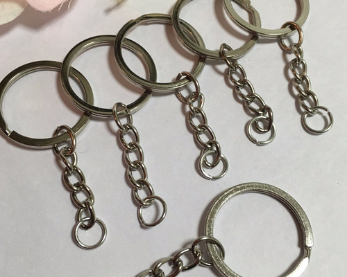 キーホルダーパーツ 6個】キーホルダーパーツ 金具・チェーン miu 通販 3100193