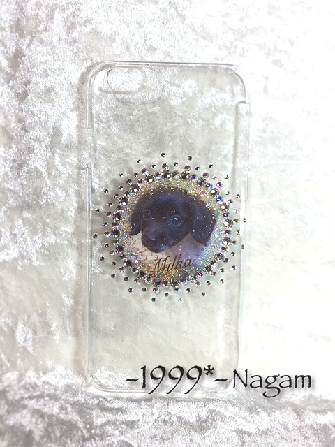 オーダーメイド》スマホケース カバー ペット ジェル（レジン