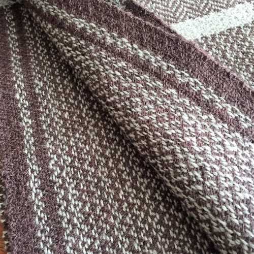 手織り天然素材デンマークウールのマフラー マフラー ichi.co 通販