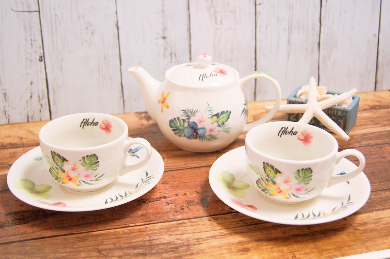 バリ島 カップ セット ANIMAL ティーポット