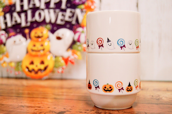 NEW！Happy Halloween❁スタッキングカップセット 5枚目の画像