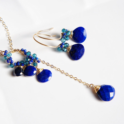 14kgf AAA【ラピスラズリ 写真オーダーネックレス】うちの子オーダー