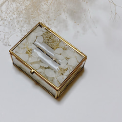 再販✴︎リングピロー（ジュエリーボックス）スクエアホワイト6000yen 
