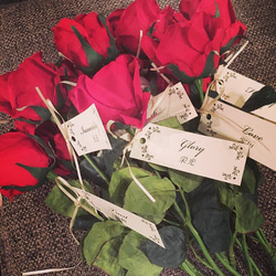 ❁︎再販❁︎セレモニー用造花薔薇12本セット（ローズ） 1枚目の画像
