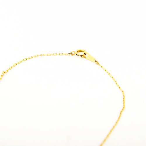 K10YGネックレス【SUKASHI KIKKO　/　透かし亀甲】（N10076Y)