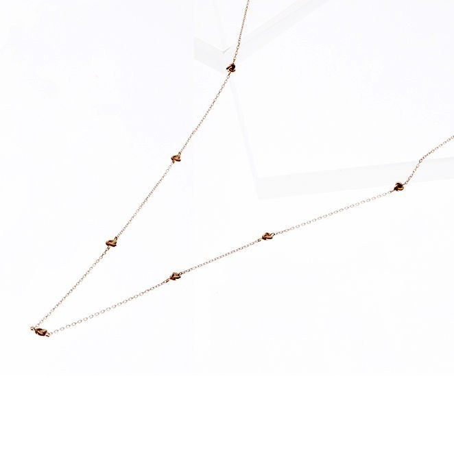 K10/【SANYO MUSUBI　/　三葉結び】ロングネックレス80cm(YG/PG/WG)　N10019-80