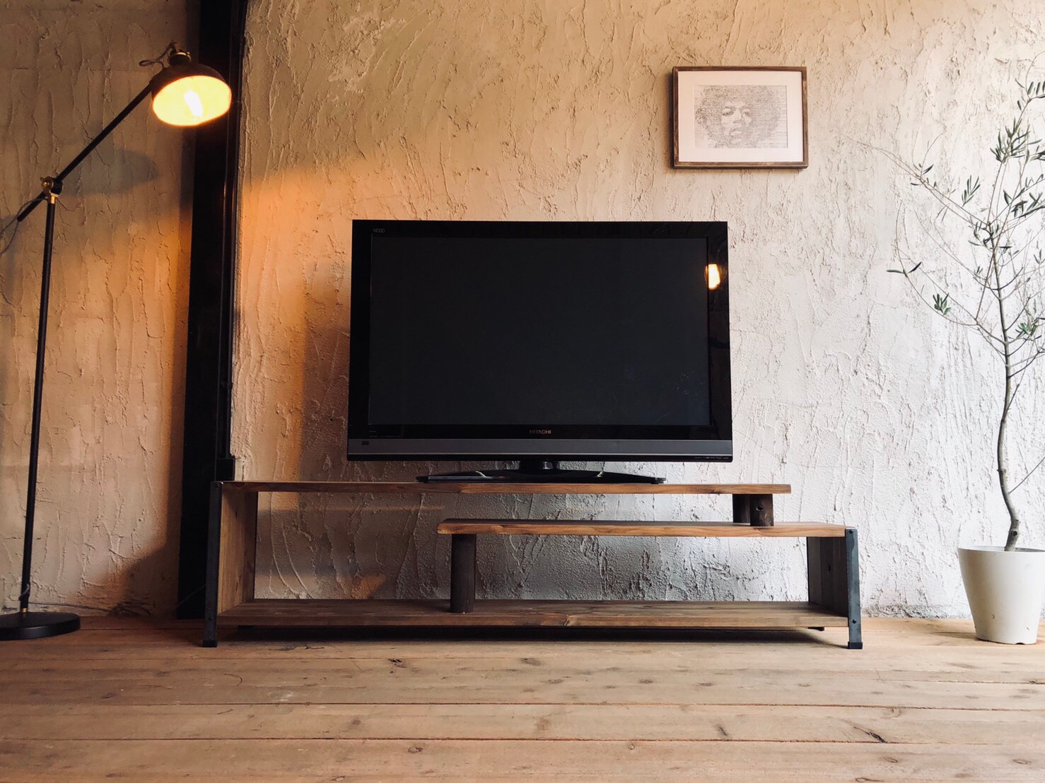 TV12C北欧アンティーク/デザイナーズ無垢TVテレビボード/テレビ