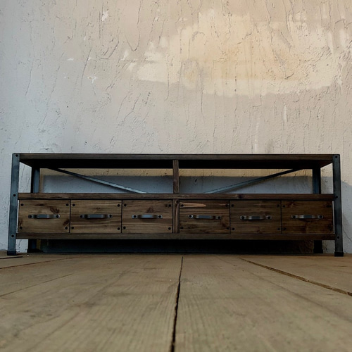 TV6D西海岸 男前テレビボード 棚 ローボード 北欧 南欧 職人 テレビ台