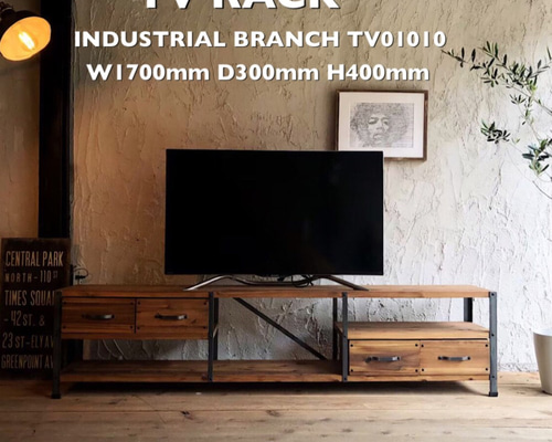【しー】インダストリアルブランチ【テレビボード（展示品）】アイアン家具 インダストリアルブランチ テレビボード テレビ台