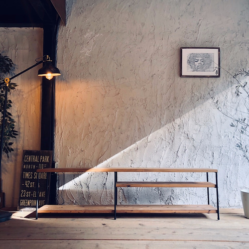 TV35C TVラック アイアン シンプル インダストリアル モダン