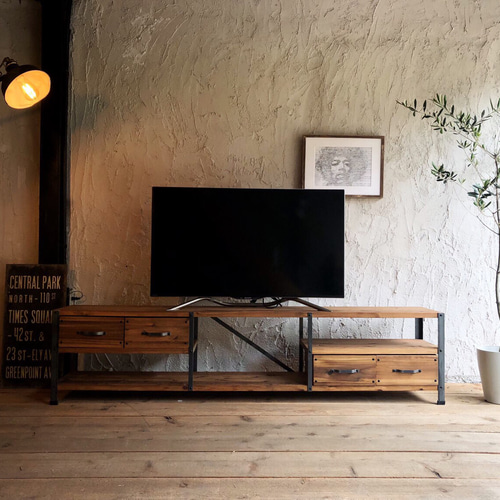 インダストリアル テレビボード180cm サイズオーダー可能 メンズ