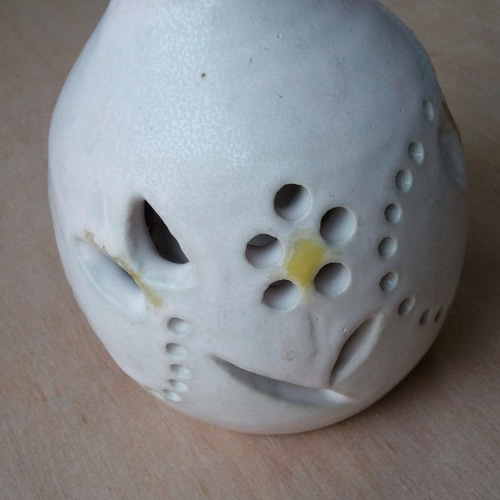 2重透かし彫り花器 その他インテリア雑貨 手づくり陶工房 Dream