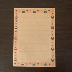 バレンタイン　大人なカップケーキ　長形４号封筒 4枚目の画像