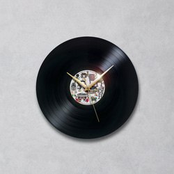 本物のビニールレコード - クロック/壁時計 1枚目の画像