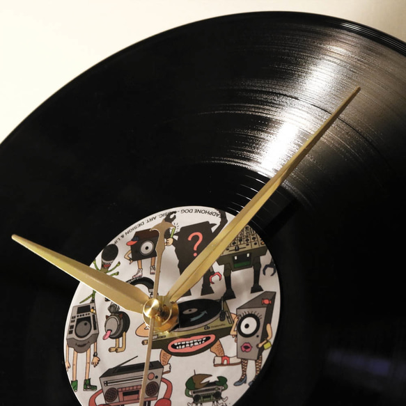 本物のビニールレコード - クロック/壁時計 5枚目の画像