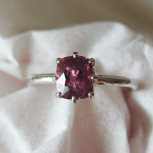 SV訳ありスピネルリング（パープルレッド） 指輪・リング