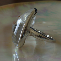 シルバー水晶リング 3枚目の画像