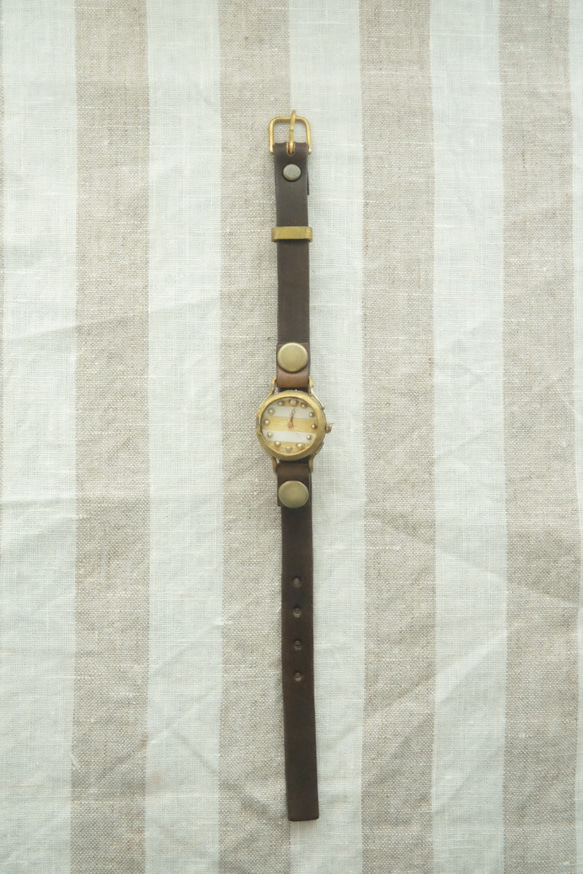 まるい時計 w-shima white n R006 3枚目の画像
