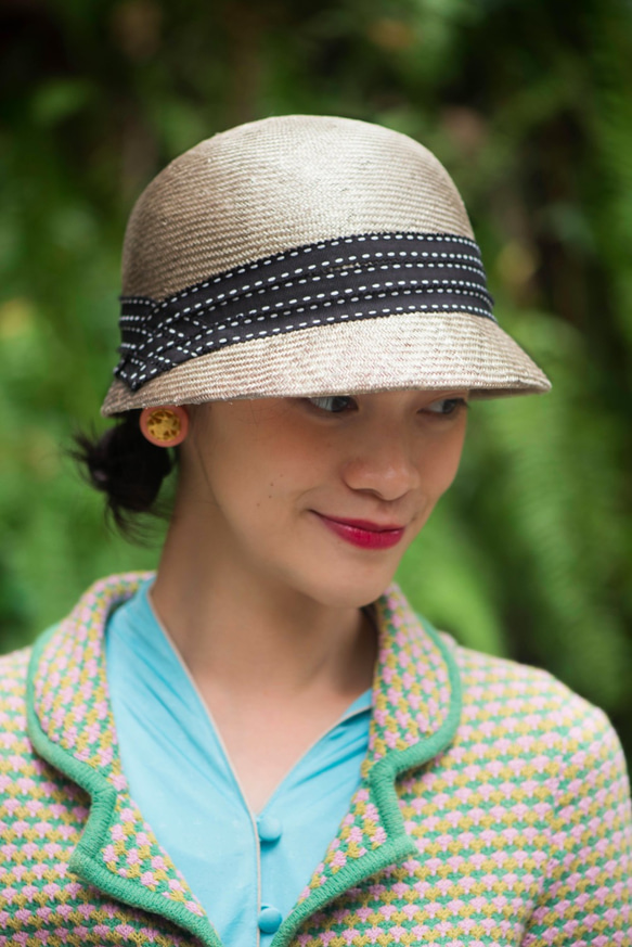 法國20年代復古風Cloche草帽子 第2張的照片