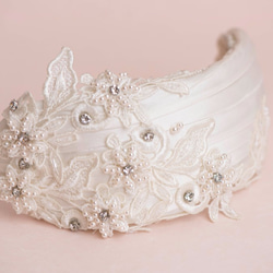 でも古典的な花嫁の帽子ベールバードケージベール - 絹織物 - レースのアクセサリー 5枚目の画像