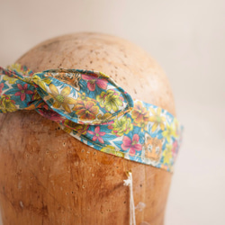 Pin-up girl wired headband - Liberty of London cotton lawn 1枚目の画像