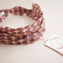 Pin-up girl wired headband - Liberty of London cotton lawn 3枚目の画像