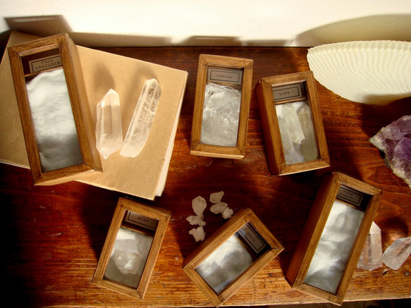 産地別水晶（クォーツ）標本箱その弐。 4枚目の画像