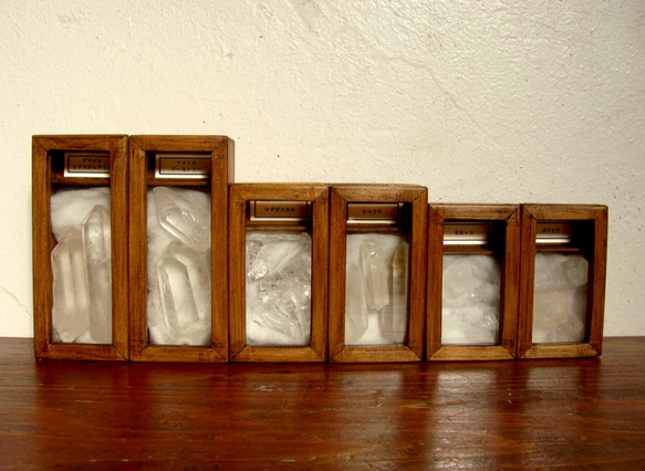 産地別水晶（クォーツ）標本箱その弐。 5枚目の画像