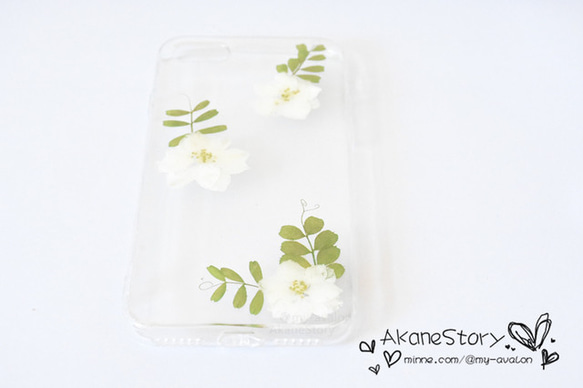 花物語/Flower Case/押し花ケース/永遠に花咲くように…　【iphone&xperia対応】 4枚目の画像