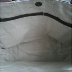 ヴィンテージ加工サーモンピンク帆布のトートバッグ*m 5枚目の画像