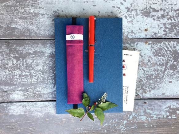 濁河携帯用ペンケース  レッドシリーズ   portable pen case Red Series 7枚目の画像