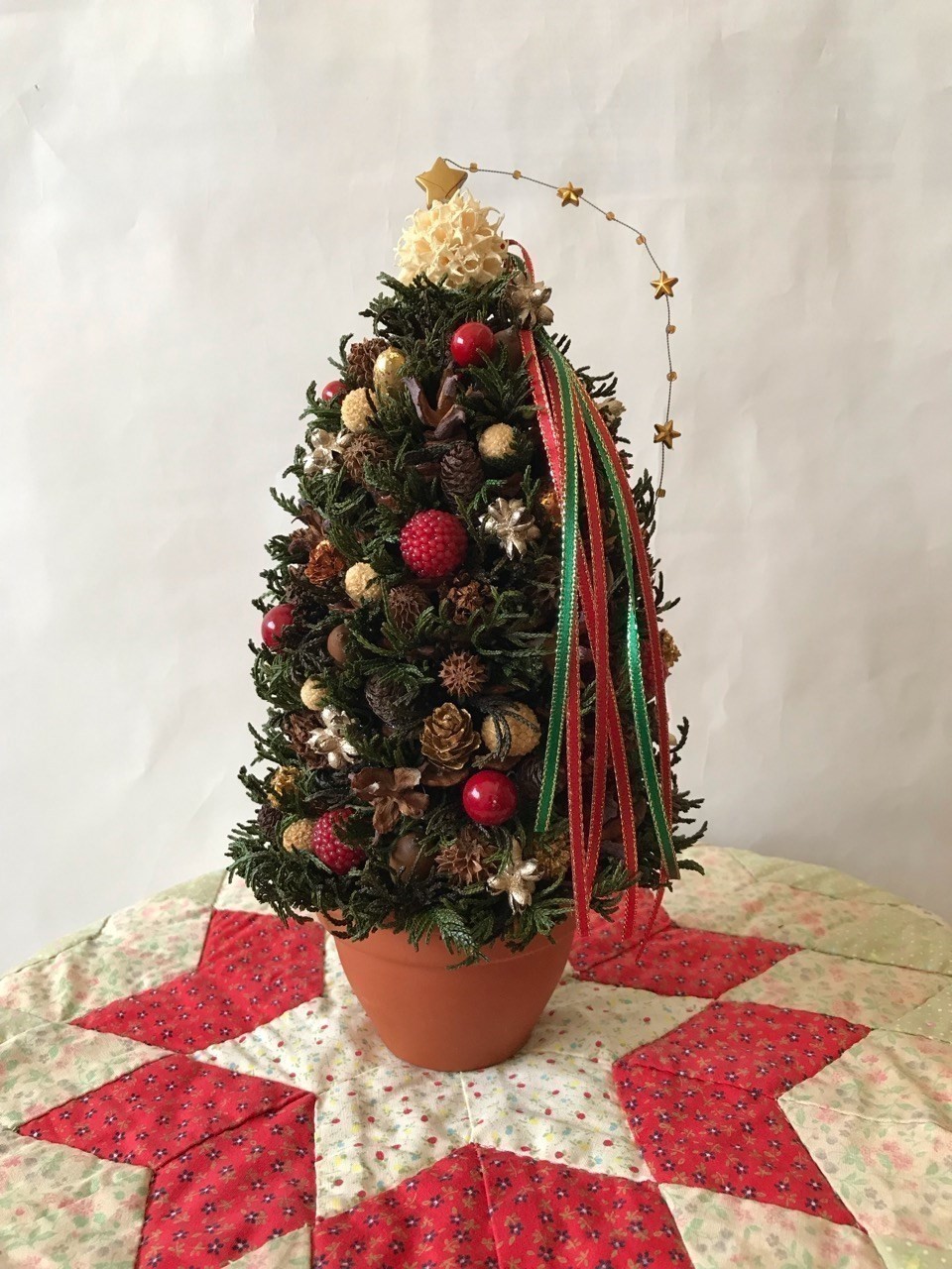 《X'mas》北欧の森の星が流れる小さなツリー（残すところ1点のみ）