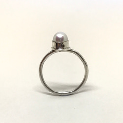 《Creema 限定情人節款式》淡水珍珠戒指 第2張的照片