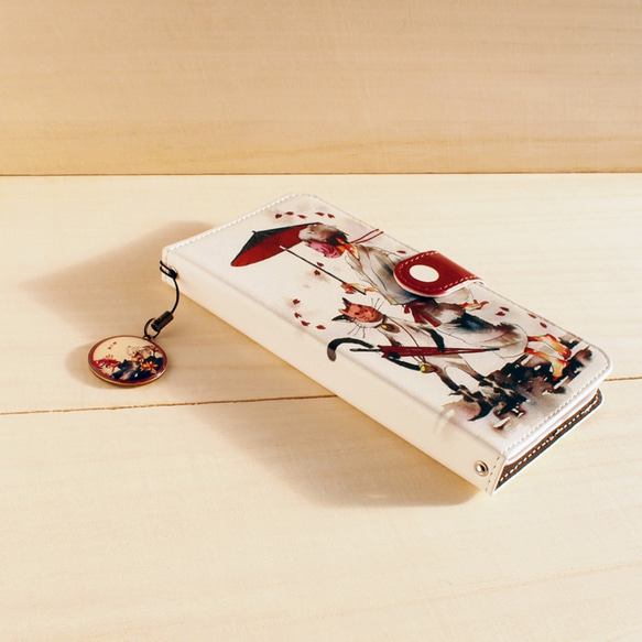 【iPhone7/8/SE(第二世代)】手帳型ケース／並木道 7枚目の画像