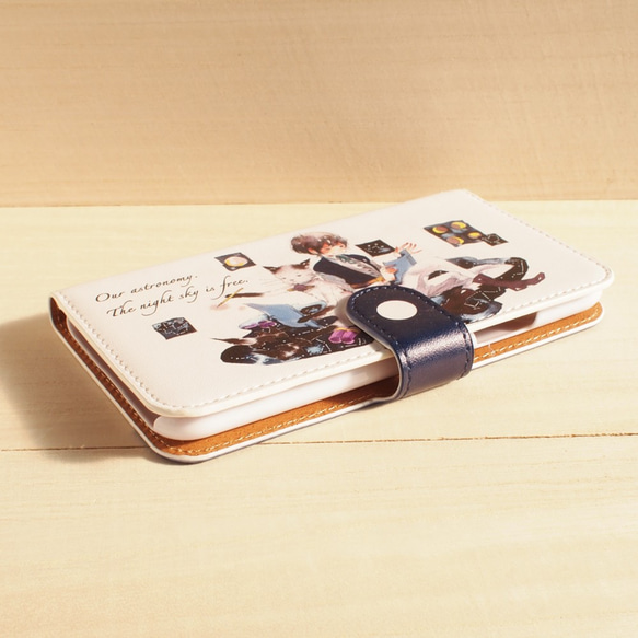 【iPhoneX/XS】手帳型ケース・夕月 4枚目の画像