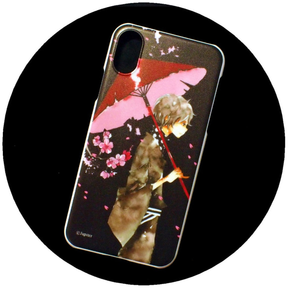 [IPhone X / XS]硬殼/夜櫻桃樹 第1張的照片