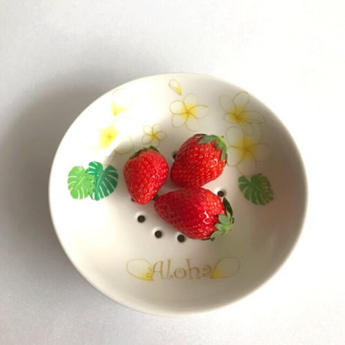 ☆万能皿☆15cm 穴あきプレート☆フルーツ皿☆蒸し皿☆水切り皿 大皿