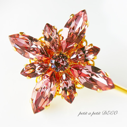 頂き物ですが使用予定が無いため スワロフスキー出品致しました