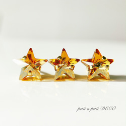 Creema限定 国内送料無料　スワロフスキー® ブローチ Étoile リース型&ピンブローチセット ギフトボックス付 11枚目の画像