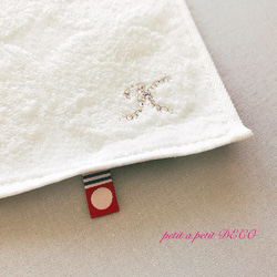 Imabari毛巾手帕，施華洛世奇首字母 第8張的照片