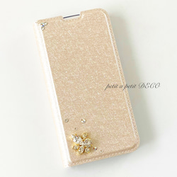 感謝您的多次再次上架♡兼容主要型號Swarovski®︎ Bijou筆記本智慧型手機保護殼“Fleurette” 第1張的照片