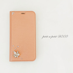 感謝您的多次再次上架♡兼容主要型號Swarovski®︎ Bijou筆記本智慧型手機保護殼“Fleurette” 第3張的照片