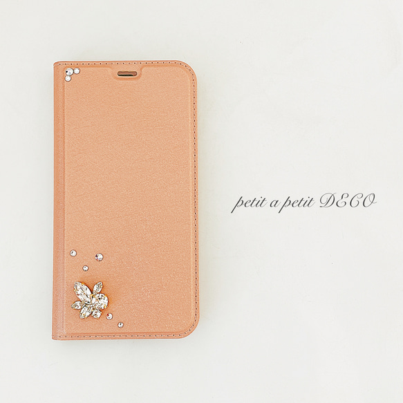 感謝您的多次再次上架♡兼容主要型號Swarovski®︎ Bijou筆記本智慧型手機保護殼“Fleurette” 第3張的照片
