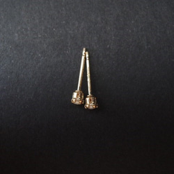 ＜ご予約品＞14kgf tiny pearl studs　片方 2枚目の画像