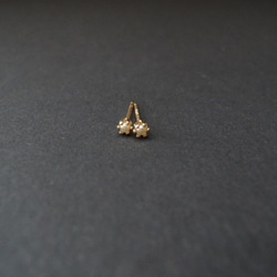 ＜ご予約品＞14kgf tiny pearl studs 1枚目の画像