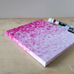 「桜の花につつまれて」コルクボードの原画＊アートパネル 2枚目の画像