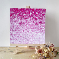 「桜の花につつまれて」コルクボードの原画＊アートパネル 3枚目の画像