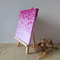 「桜の花につつまれて」コルクボードの原画＊アートパネル 4枚目の画像