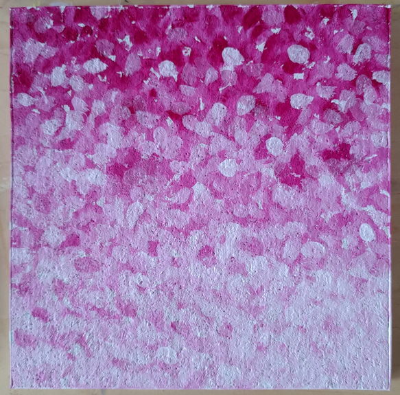 「桜の花につつまれて」コルクボードの原画＊アートパネル 6枚目の画像