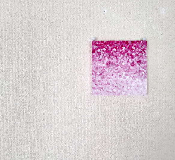 「桜の花につつまれて」コルクボードの原画＊アートパネル 7枚目の画像